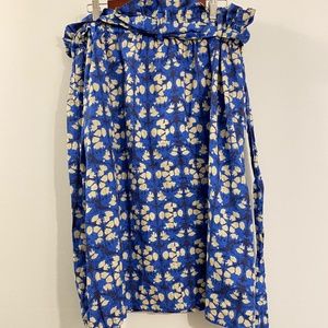 Anthropologie Blue Skirt